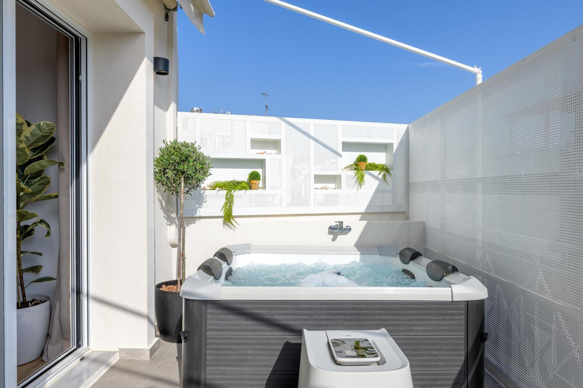 Central Sunny Loft With Plunge Pool Athen Eksteriør bilde
